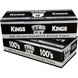 Gambler Filter Tubes Tube Cut Silver