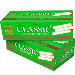 Global Classic Filter Tubes Green