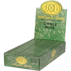 JOB Organic Hemp Rolling Papers Single Wide