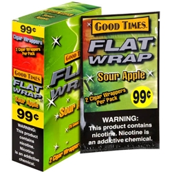 Good Times Flat Wrap Sour Apple