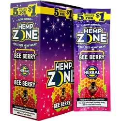 Hemp Zone Hemp Wraps Bee Berry