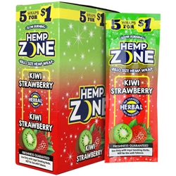 Hemp Zone Hemp Wraps Kiwi Strawberry