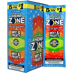 Hemp Zone Hemp Wraps Wet & Fruity