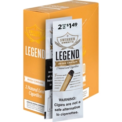 Swisher Sweets Legend Cigarillos Irish Cream