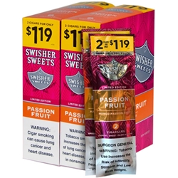 Swisher Sweets Cigarillos Passion Fruit