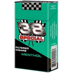38 Special Filtered Cigars Menthol