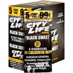 City Life Cigarillos Black Sweet