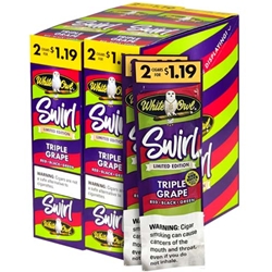 White Owl Cigarillos Swirl Triple Grape