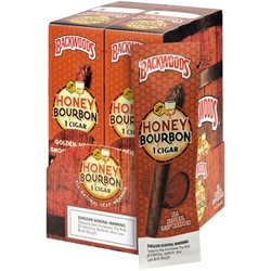 Backwoods Cigars Honey Bourbon 24ct Upright Box