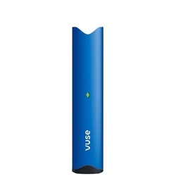elfbar nachfüll pod läuft aus Caen, France - March 18, 2024: A vape and a box of vape juice sit on a blue  surface. The box is labeled with the brand name VUSE Pro Stock Photo main image 1