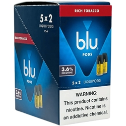 (MyBlu) Blu Replacement Liquidpods Rich Tobacco 3.6%