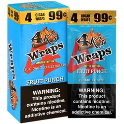 Good Times 4K’s Wraps Cigarillo Size Fruit Punch
