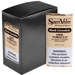 super tobacco & Vape Super Value Pipe Tobacco Black
