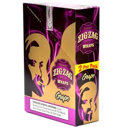 Zig-Zag Flavored Blunt Wraps Grape