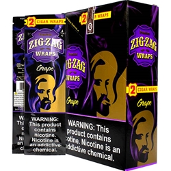 Zig-Zag Flavored Blunt Wraps Grape