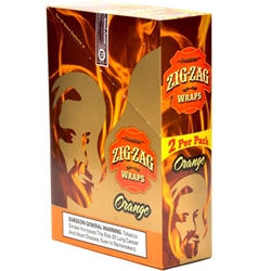 Zig-Zag Flavored Blunt Wraps Orange